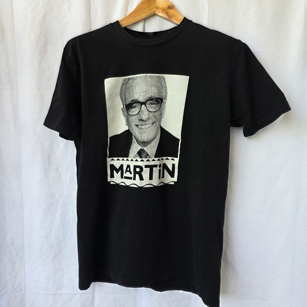 Super Yaki MARTIN T-Shirt Large Black Graphic Movie Tribute Tee Limited
